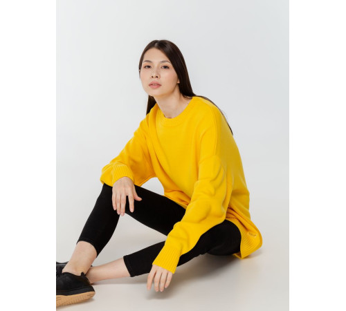 Джемпер оверсайз унисекс Stated в сумке, желтый