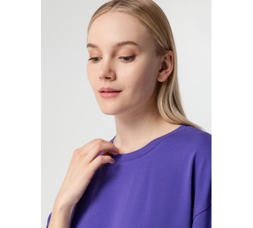 Футболка унисекс оверсайз Street Vibes, фиолетовая