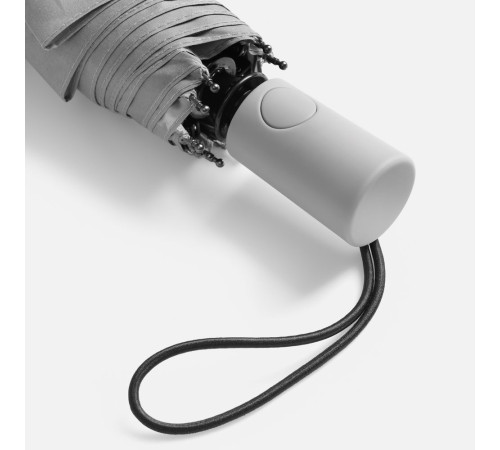 Зонт складной Hard Work с проявляющимся рисунком, серый