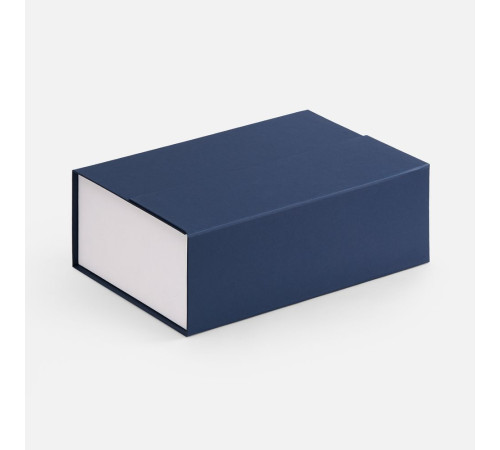 Коробка Bicolor Case, белая с синим