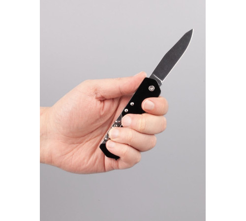 Туристический нож Liten Halp, черный