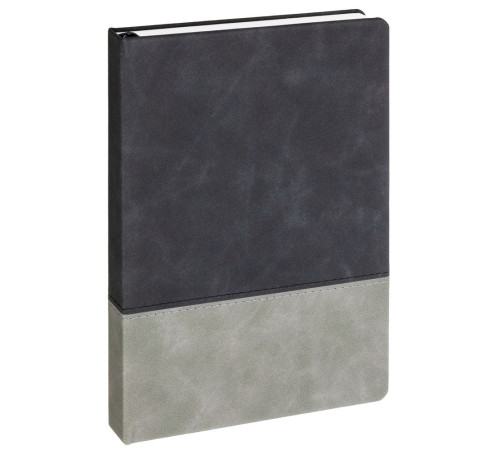 Ежедневник Horizon, недатированный, серый с черным