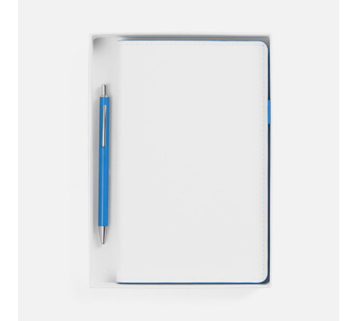 Набор White Shall, бело-голубой