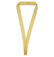 Лента для медали с пряжкой Ribbon, золотистая