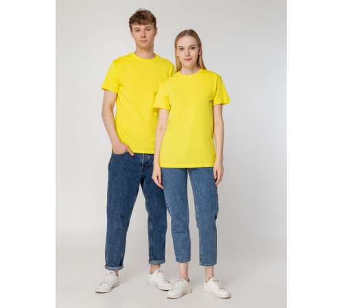 Футболка унисекс T-Bolka 160, желтая
