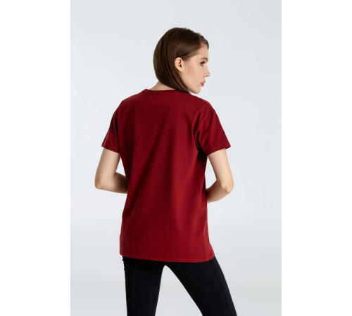 Футболка A God is High, гранатово-красная