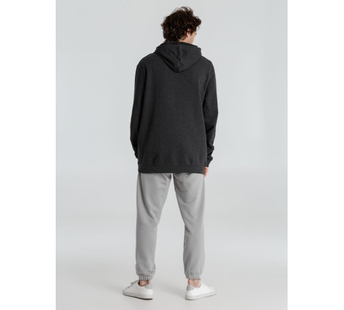 Толстовка с капюшоном унисекс Hoodie, серый меланж (антрацит)