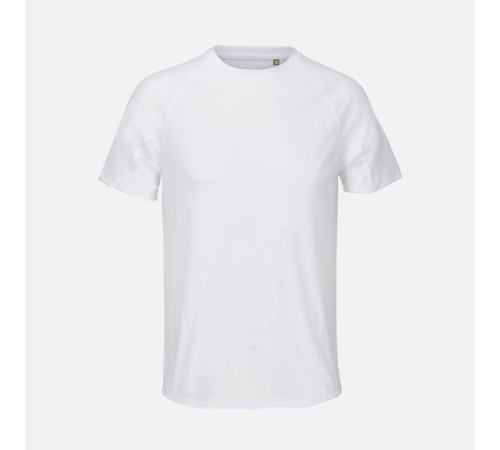 Футболка спортивная унисекс Vortex, белая