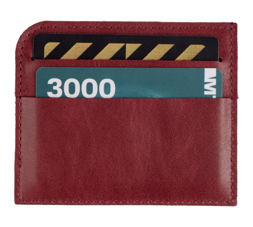 Чехол для карточек Apache, темно-красный