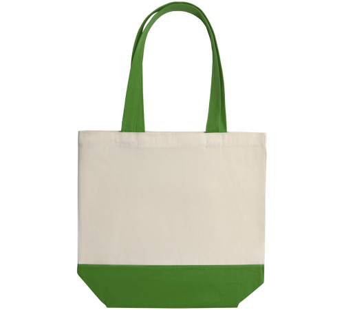 Холщовая сумка Shopaholic, ярко-зеленая