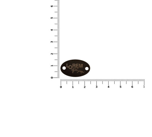 Шильдик металлический Alfa Oval, серый металлик