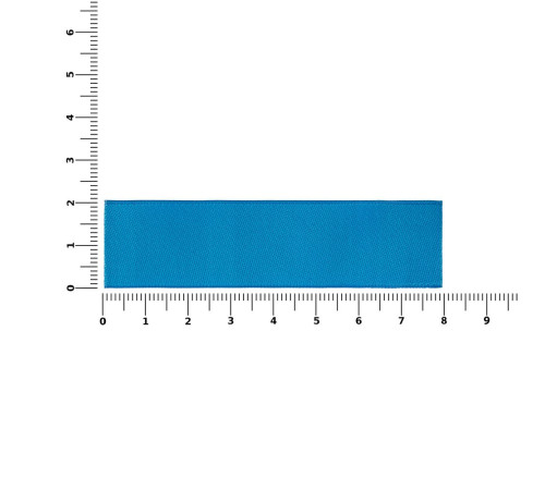 Лейбл тканевый Epsilon, S, голубой