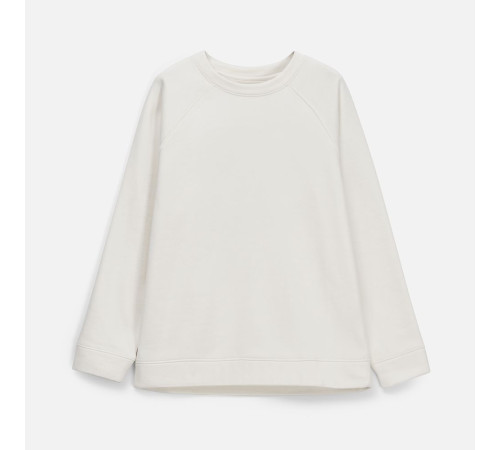 Свитшот унисекс S1, молочно-белый