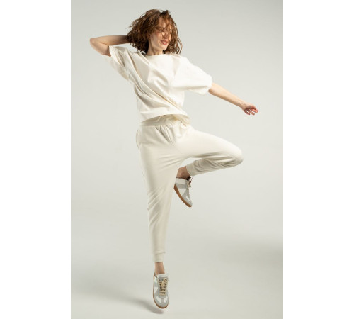 Футболка унисекс оверсайз T3, молочно-белая