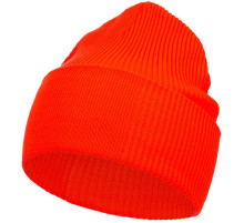 Шапка Real Rib, красно-оранжевая