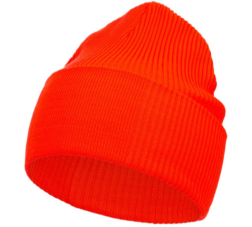Шапка Real Rib, красно-оранжевая