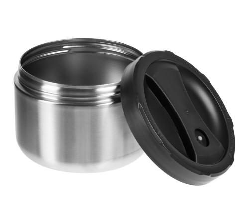 Термос для еды Jiayi в термочехле, черный