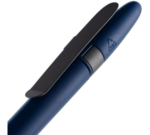 Ручка шариковая Prodir DS5 TSM Metal Clip, синяя с серым