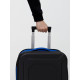 Чемодан Platta, черный с синим