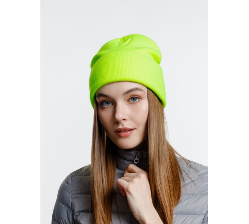 Шапка Urban Flow, салатовый неон