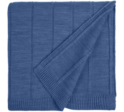 Плед Bambolay, синий (черника)