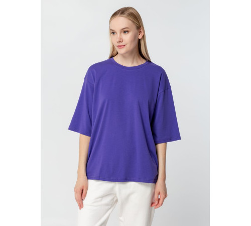 Футболка унисекс оверсайз Street Vibes, фиолетовая