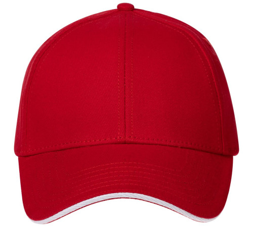 Бейсболка Spiker, красная с белым