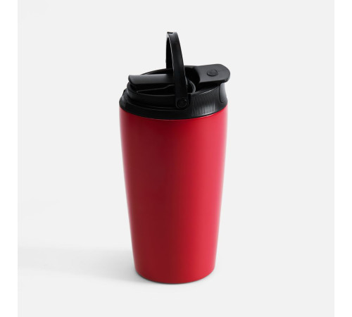 Термостакан с двумя поильниками Duetta, красный