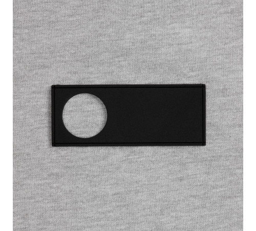 Лейбл из ПВХ с вырубкой «Круг», черный