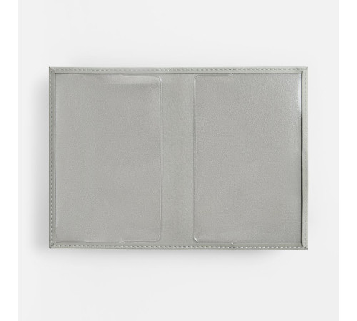 Обложка для паспорта Shall, ver. 2, серая