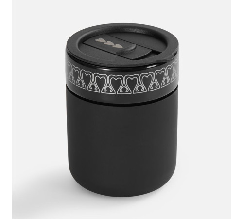 Кружка Nabo с силиконовым держателем, черная