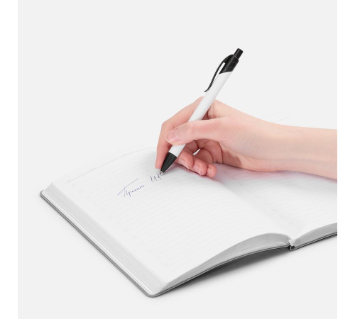 Ручка шариковая Undertone Black Soft Touch, белая