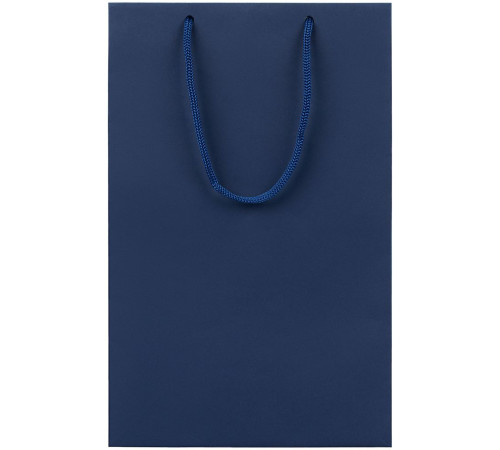Пакет бумажный Porta S, вертикальный, темно-синий