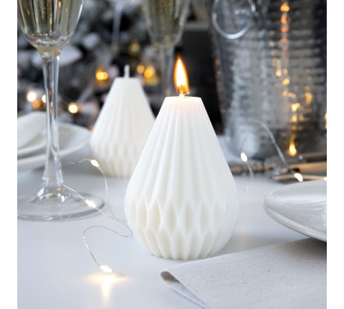 Свеча Pearfect, белая