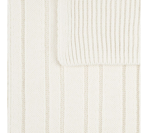 Шарф Knit Beat, белый (молочный)