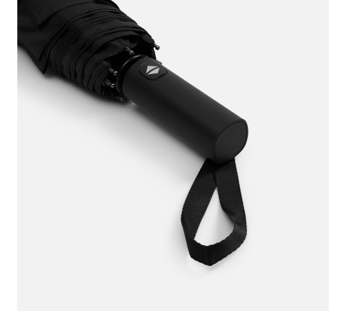 Зонт складной Smooth Move с плавным закрытием, черный