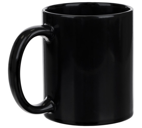 Кружка-хамелеон On Display, глянцевая, черная