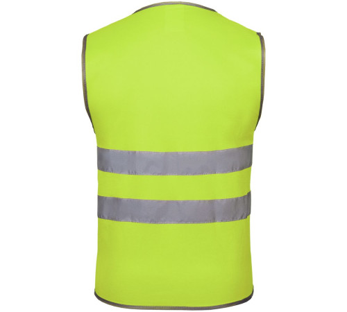 Сигнальный жилет СО-1 ТР, желтый флуоресцентный