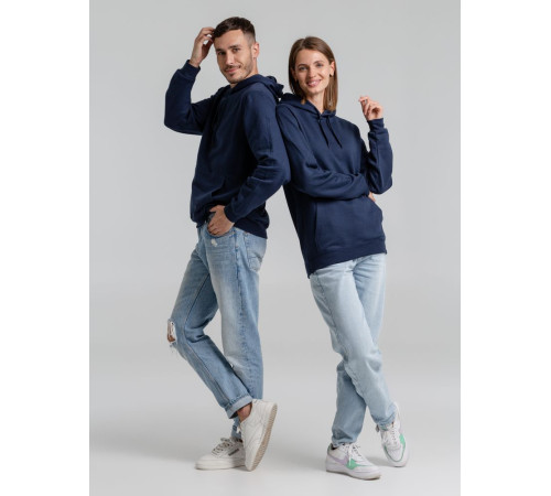 Толстовка с капюшоном Snake II темно-синяя