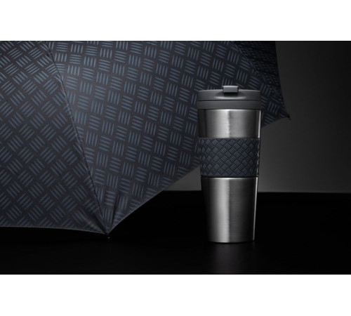 Зонт складной Hard Work, серый