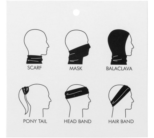 Многофункциональная бандана Bolt, серая