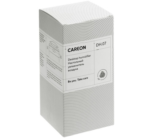 Настольный увлажнитель воздуха с подсветкой DH07, белый