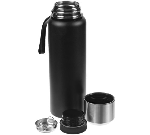 Термос с ситечком Hoffell, черный