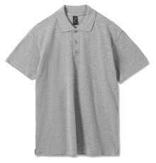 Рубашка поло мужская Summer 170, серый меланж