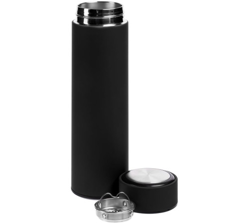 Термос с ситечком Percola, черный