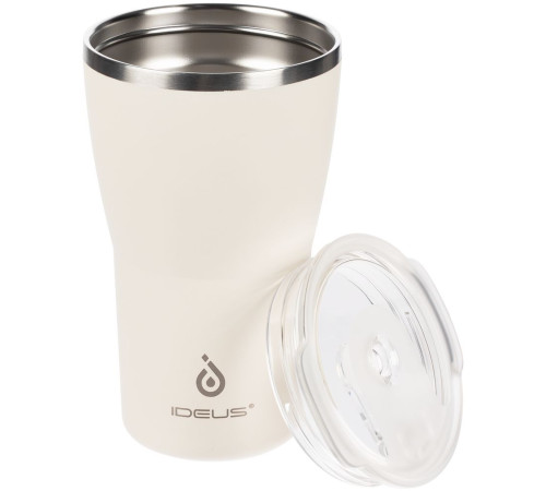 Термостакан Sapporo, белый (молочный)