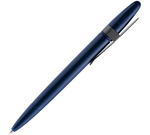 Ручка шариковая Prodir DS5 TSM Metal Clip, синяя с серым