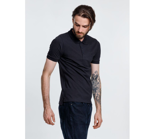 Рубашка поло мужская Adam, темно-синяя