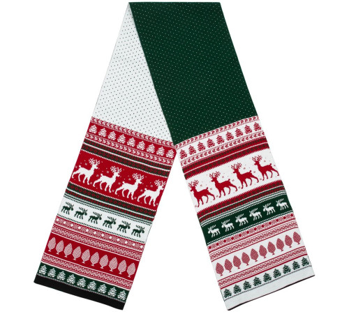 Шарф Mirakler, красный с зеленым