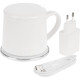 Кружка с подогревом и беспроводной зарядкой Dual Base ver. 2.0 Matt, белая